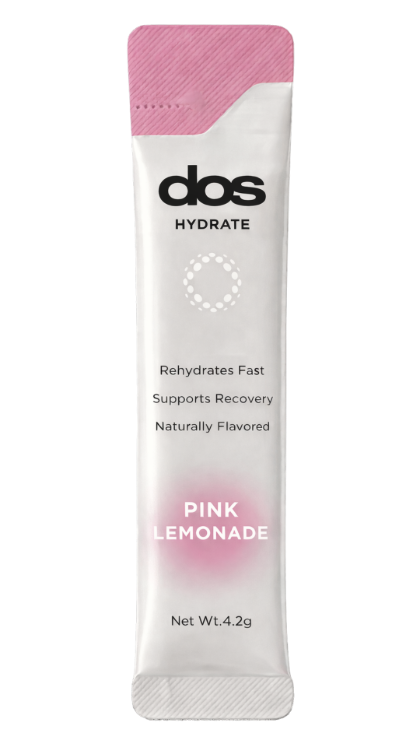dos Pink Lemonade hydrate stick packet