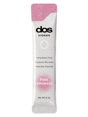 dos Pink Lemonade hydrate stick packet